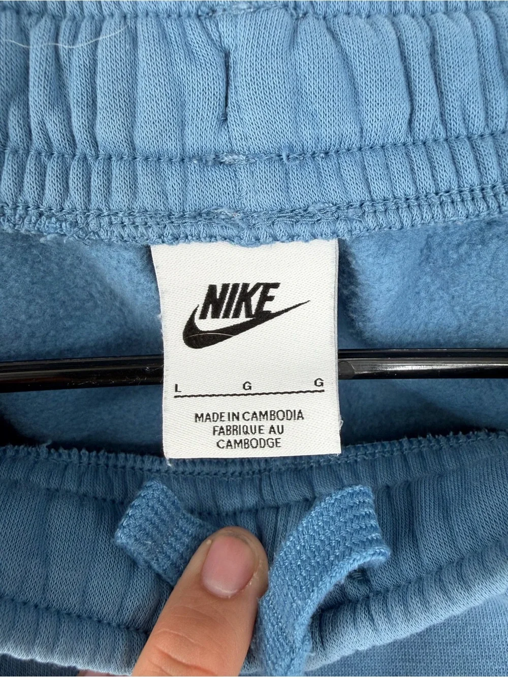 Nike Kids Teal Cargo Sweatpants with Side Stripe